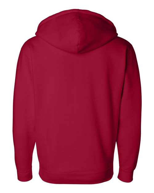 Unisex Heavyweight Full-Zip Hooded Sweatshirt - Red