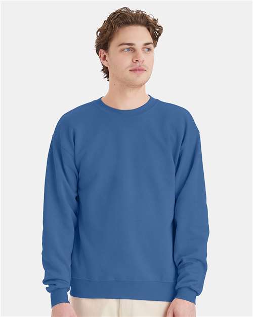 Unisex EcoSmart® Crewneck Sweatshirt - Denim Blue