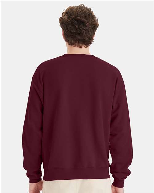 Unisex EcoSmart® Crewneck Sweatshirt - Maroon