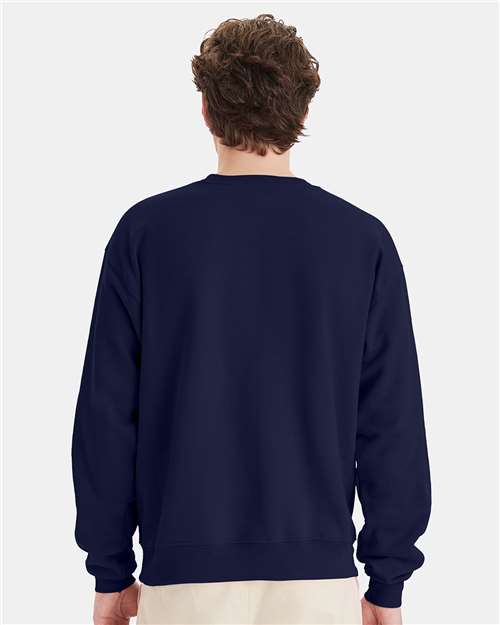 Unisex EcoSmart® Crewneck Sweatshirt - Navy