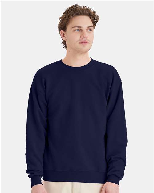 Unisex EcoSmart® Crewneck Sweatshirt - Navy