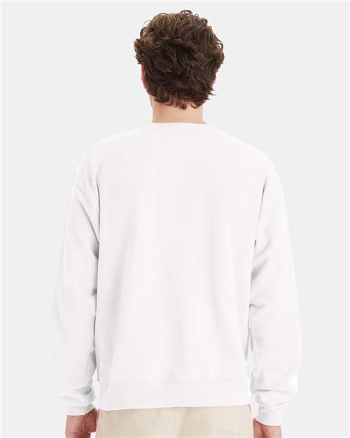 Unisex EcoSmart® Crewneck Sweatshirt - White