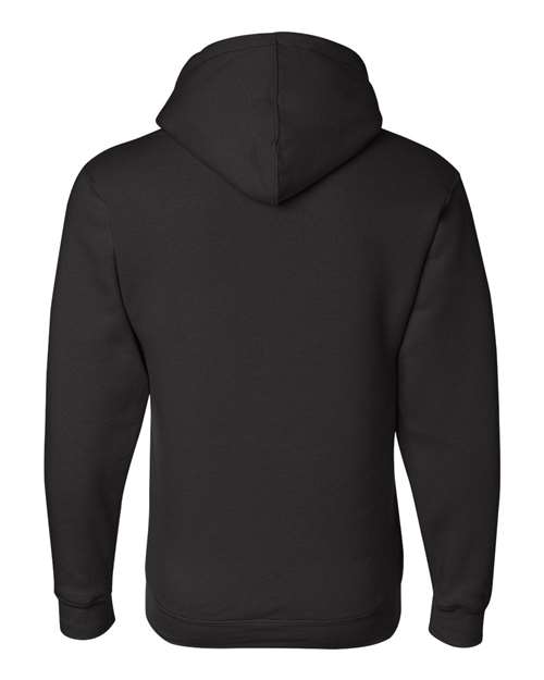 Unisex USA-Made Full-Zip Hooded Sweatshirt - Black