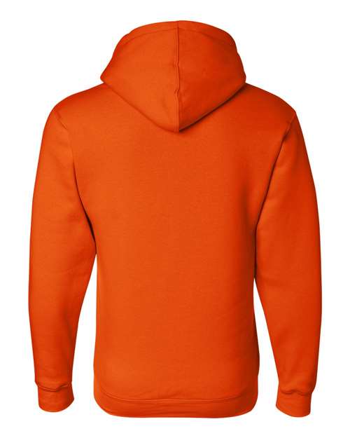 Unisex USA-Made Full-Zip Hooded Sweatshirt - Bright Orange