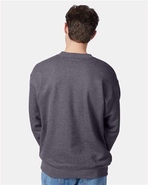 Unisex Ultimate Cotton® Crewneck Sweatshirt - Charcoal Heather