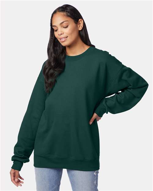 Unisex Ultimate Cotton® Crewneck Sweatshirt - Deep Forest