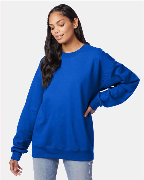 Unisex Ultimate Cotton® Crewneck Sweatshirt - Deep Royal