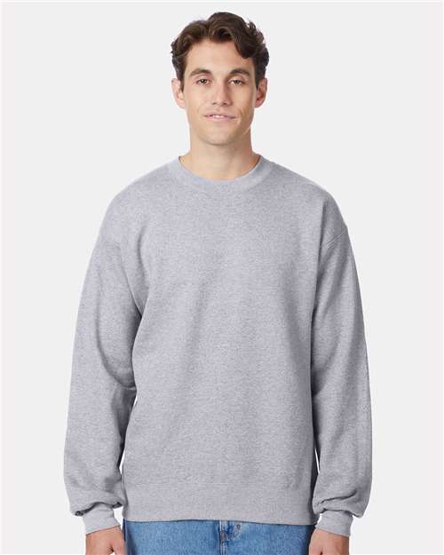 Unisex Ultimate Cotton® Crewneck Sweatshirt - Light Steel