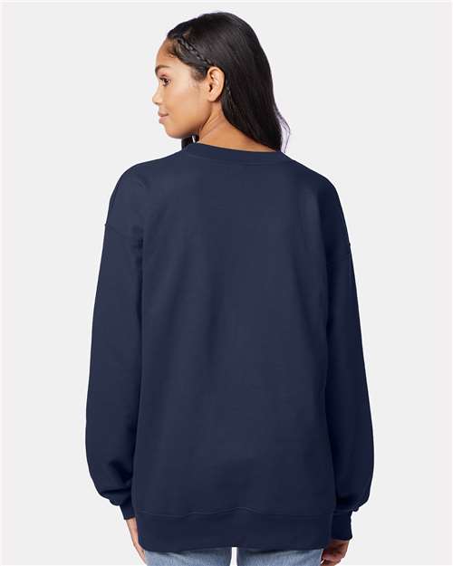 Unisex Ultimate Cotton® Crewneck Sweatshirt - Navy
