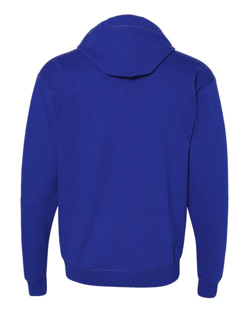 Unisex EcoSmart® Full-Zip Hooded Sweatshirt - Deep Royal