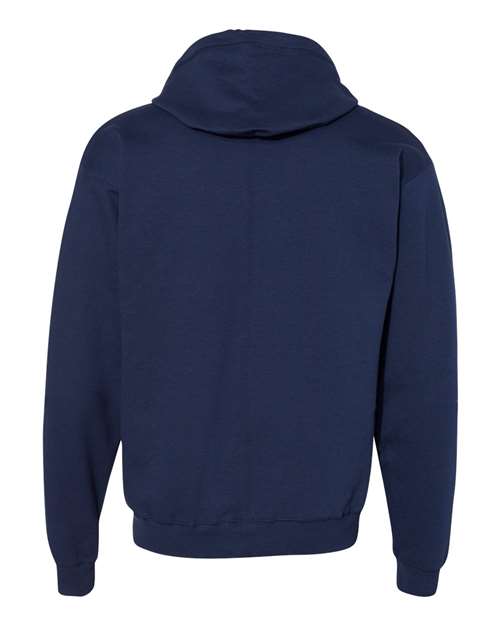 Unisex EcoSmart® Full-Zip Hooded Sweatshirt - Navy