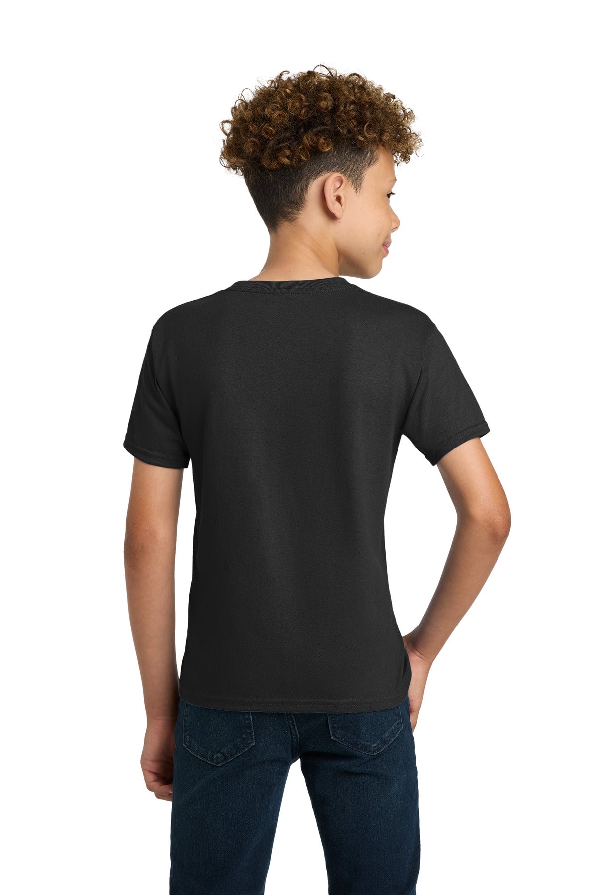 Gildan - Youth Ultra Cotton100% US Cotton T-Shirt - Black