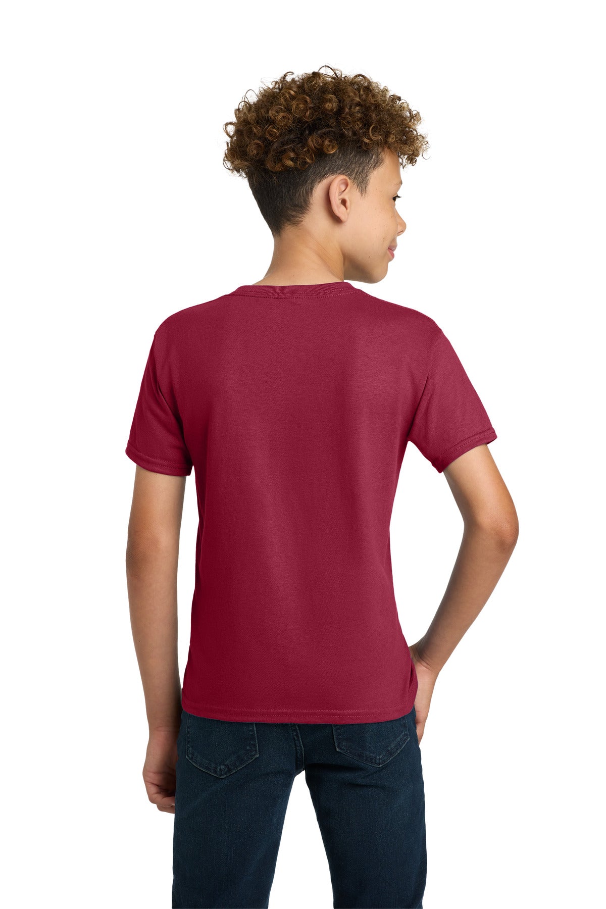 Gildan - Youth Ultra Cotton100% US Cotton T-Shirt - Cardinal Red