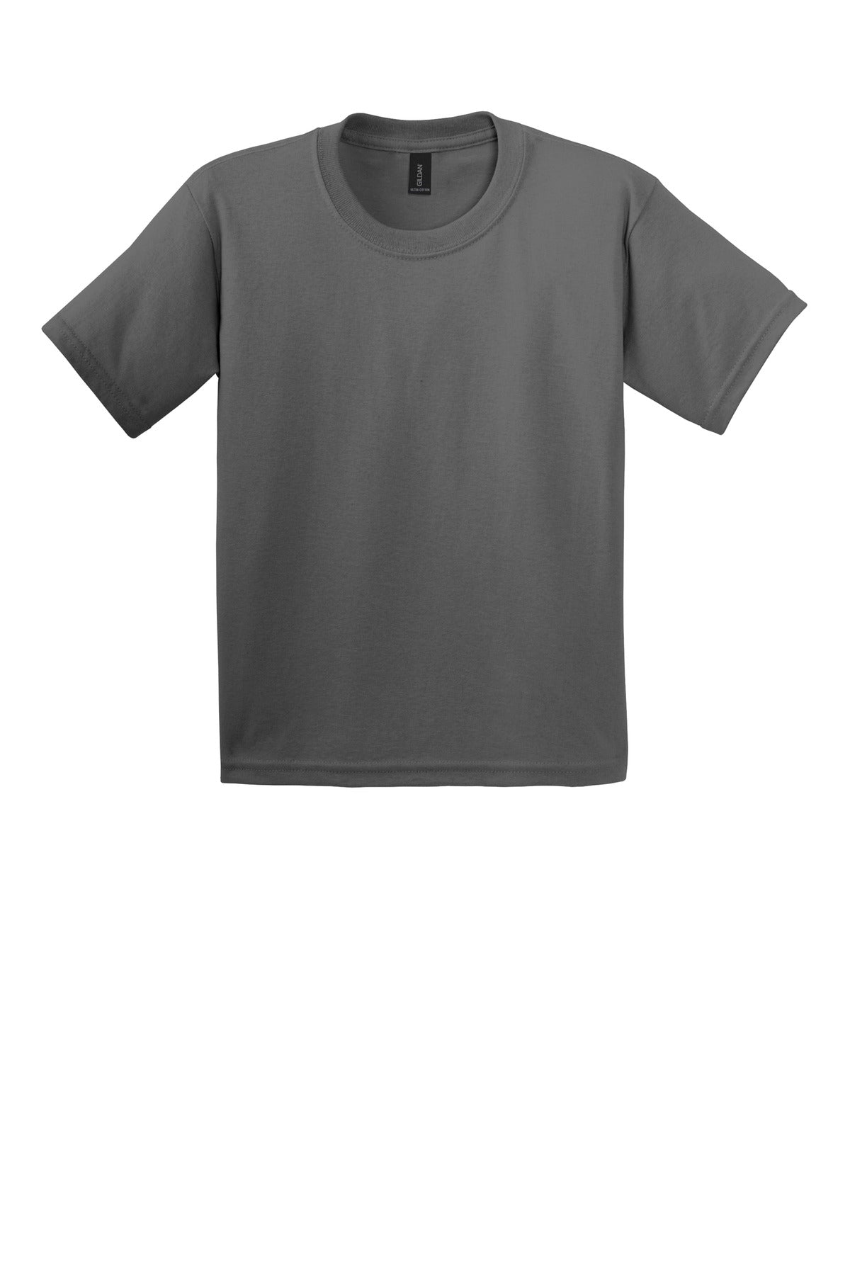 Gildan - Youth Ultra Cotton100% US Cotton T-Shirt - Charcoal