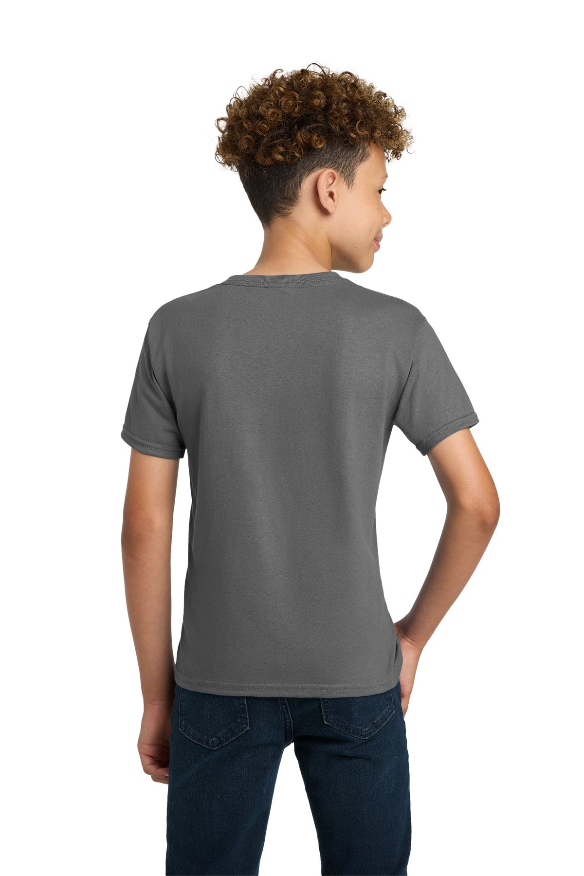 Gildan - Youth Ultra Cotton100% US Cotton T-Shirt - Charcoal