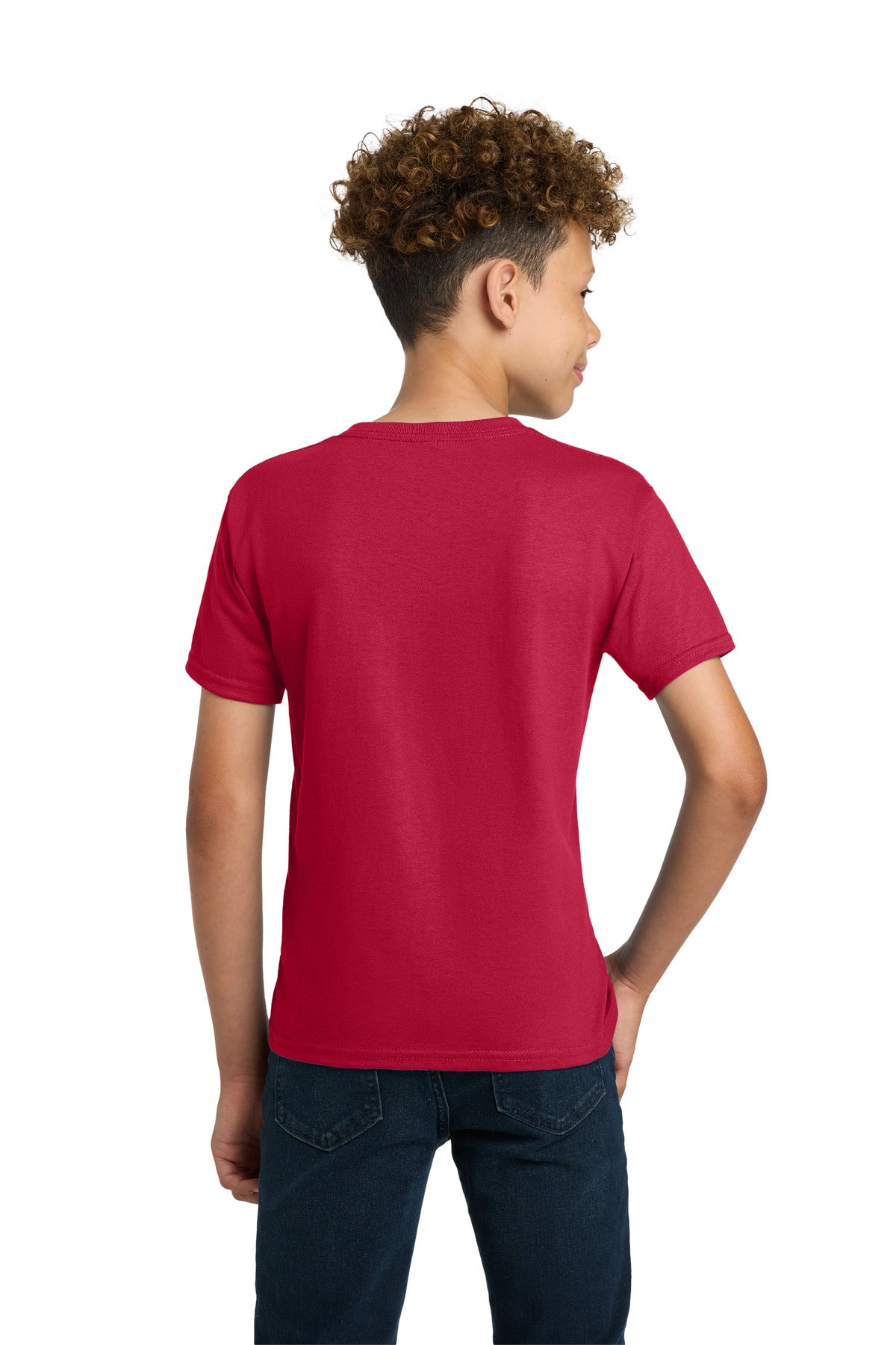 Gildan - Youth Ultra Cotton100% US Cotton T-Shirt - Cherry Red
