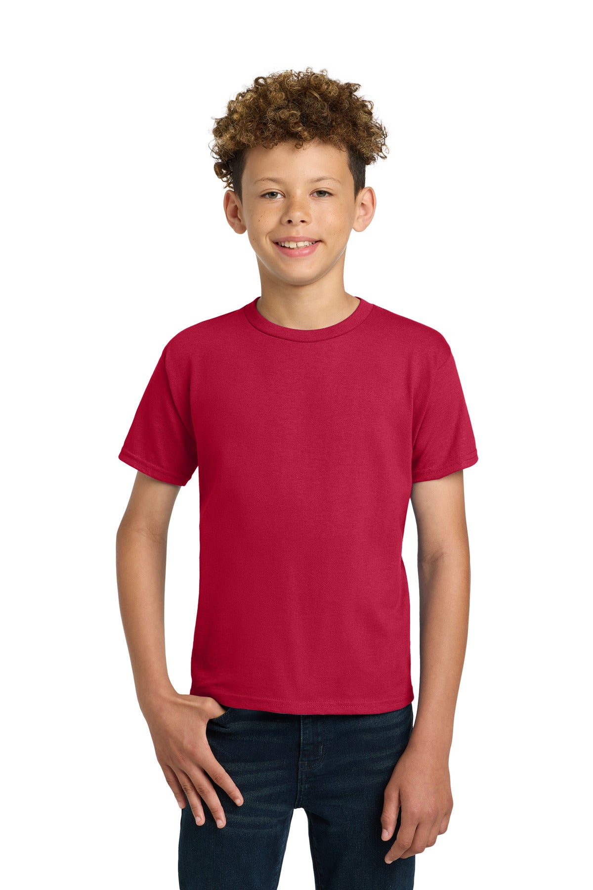 Gildan - Youth Ultra Cotton100% US Cotton T-Shirt - Cherry Red