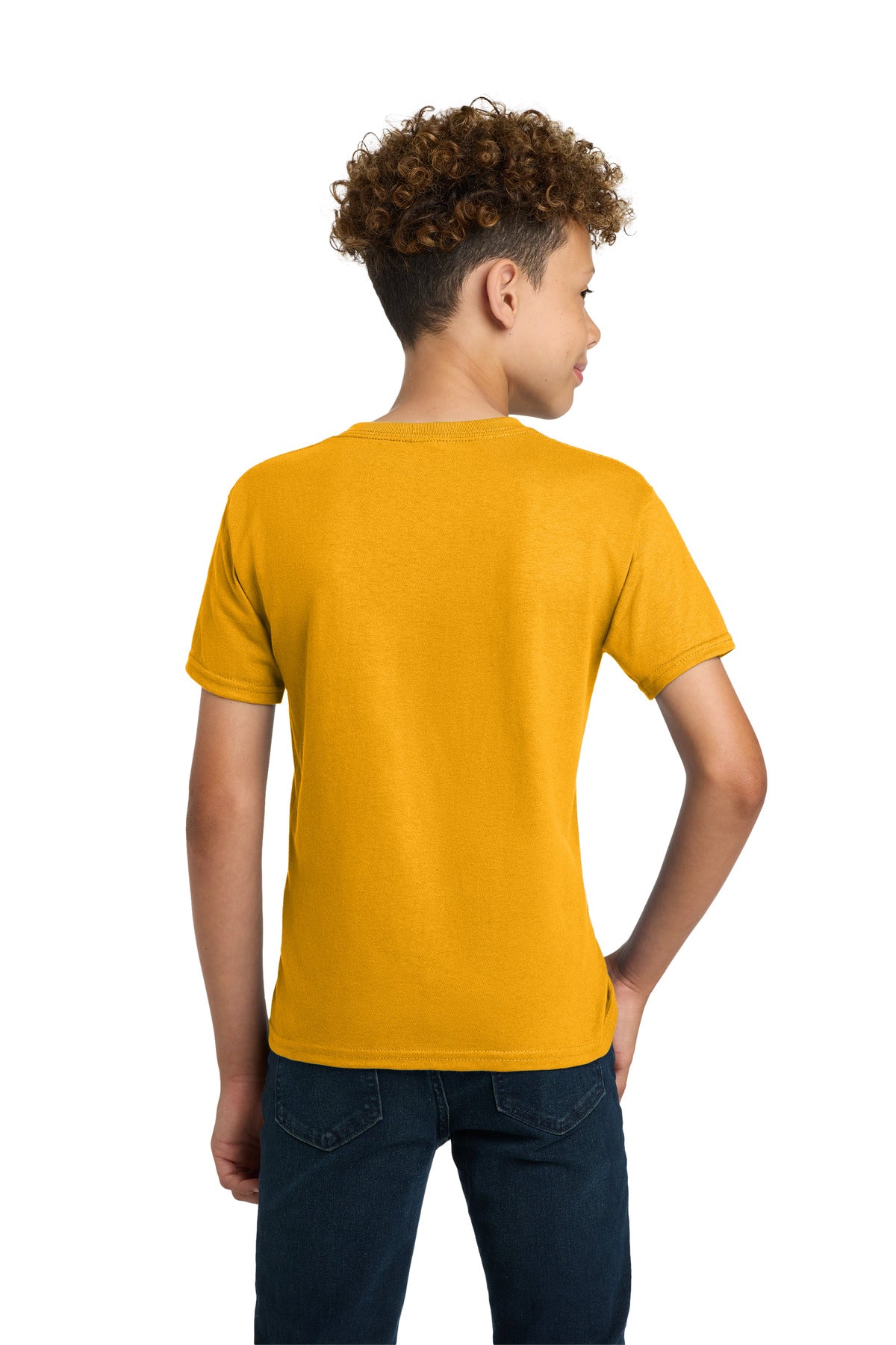 Gildan - Youth Ultra Cotton100% US Cotton T-Shirt - Gold