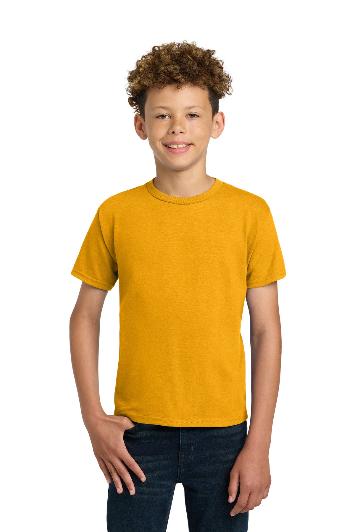 Gildan - Youth Ultra Cotton100% US Cotton T-Shirt - Gold