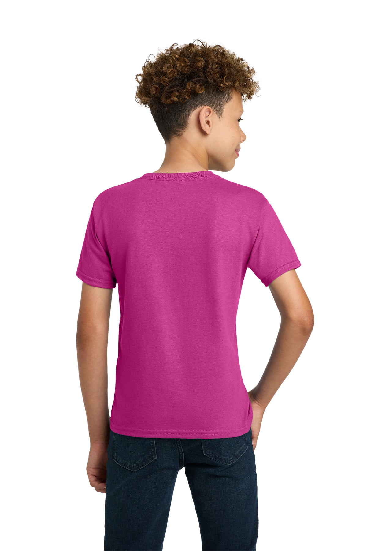 Gildan - Youth Ultra Cotton100% US Cotton T-Shirt - Heliconia