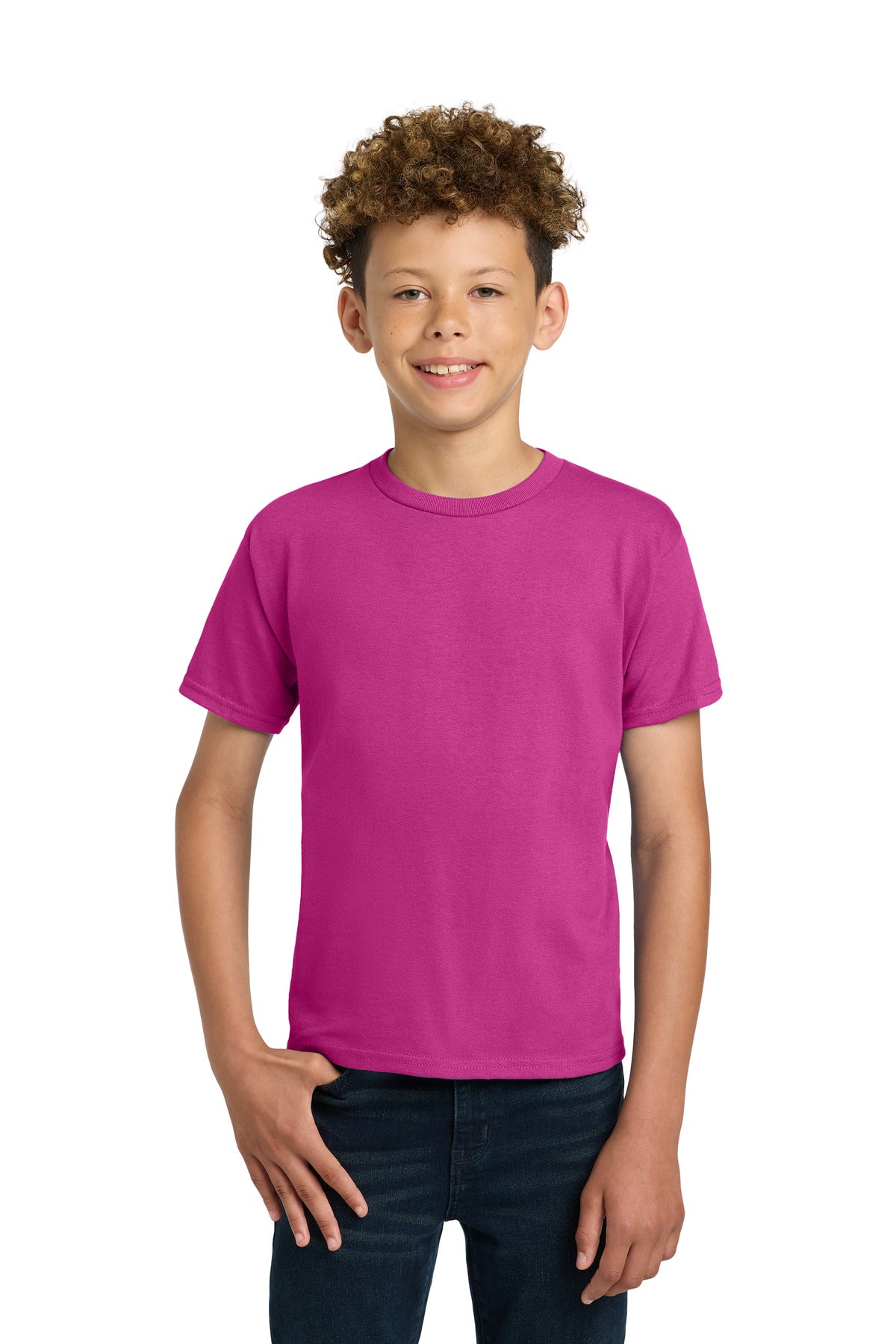 Gildan - Youth Ultra Cotton100% US Cotton T-Shirt - Heliconia