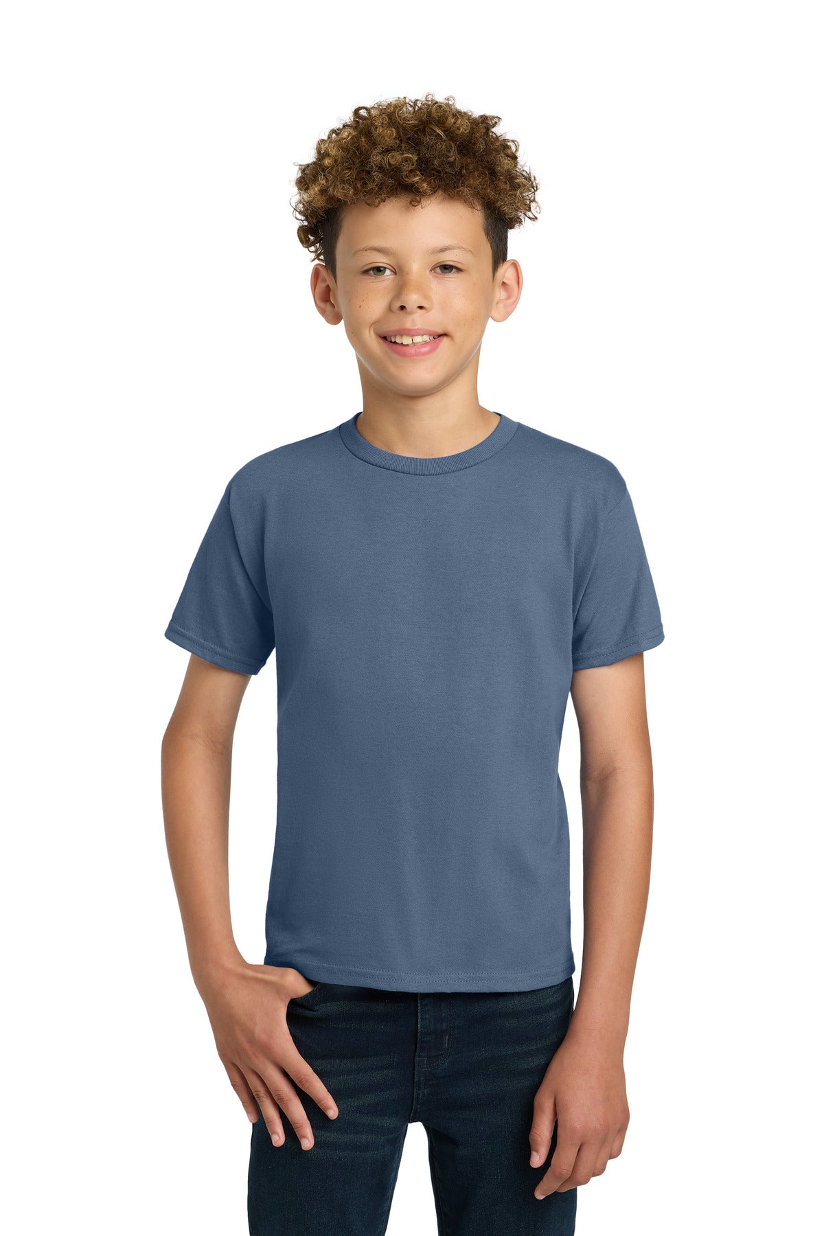 Gildan - Youth Ultra Cotton100% US Cotton T-Shirt - Indigo Blue