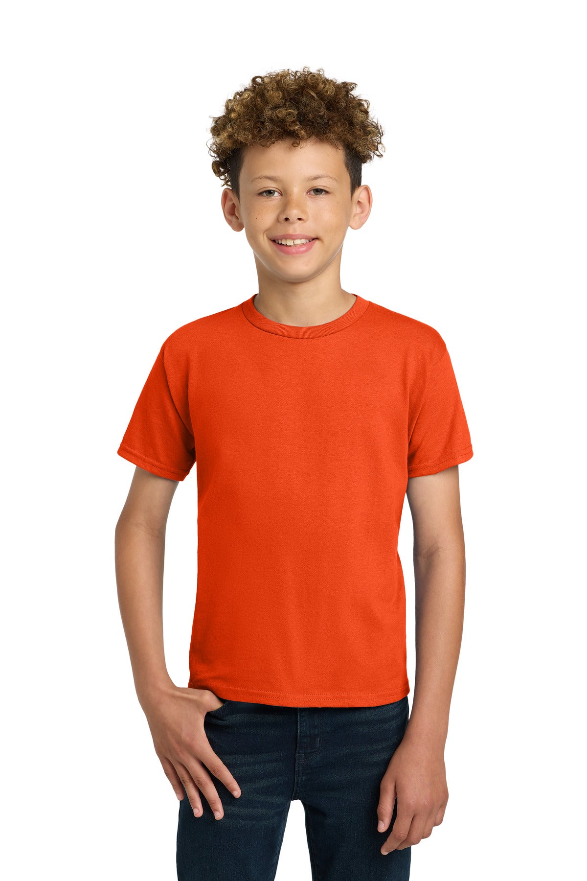 Gildan - Youth Ultra Cotton100% US Cotton T-Shirt - Orange