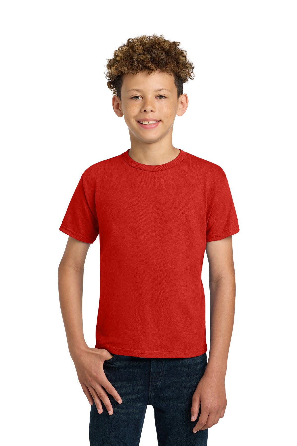 Gildan - Youth Ultra Cotton100% US Cotton T-Shirt - Red