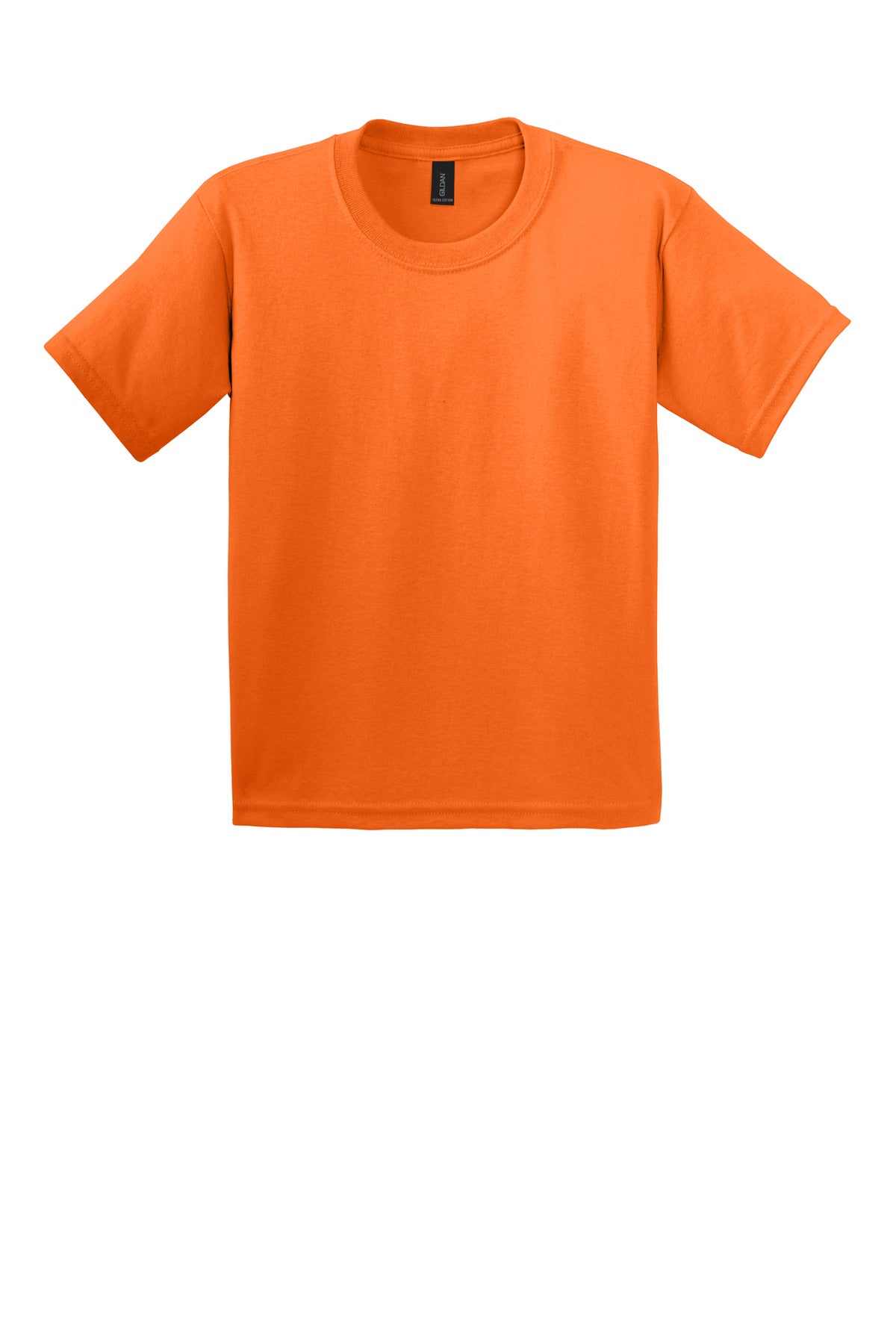 Gildan - Youth Ultra Cotton100% US Cotton T-Shirt - S. Orange
