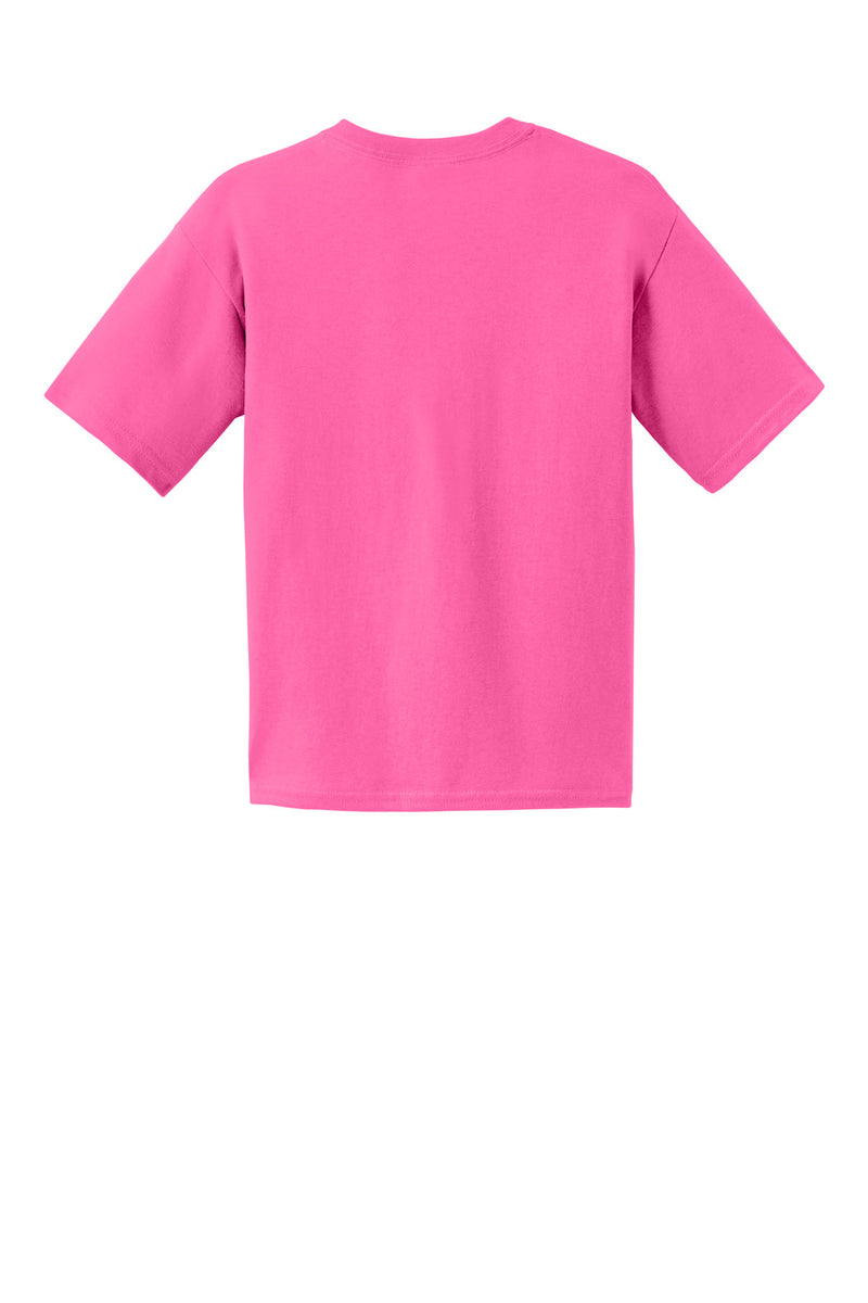 Gildan - Youth Ultra Cotton100% US Cotton T-Shirt - Safety Pink