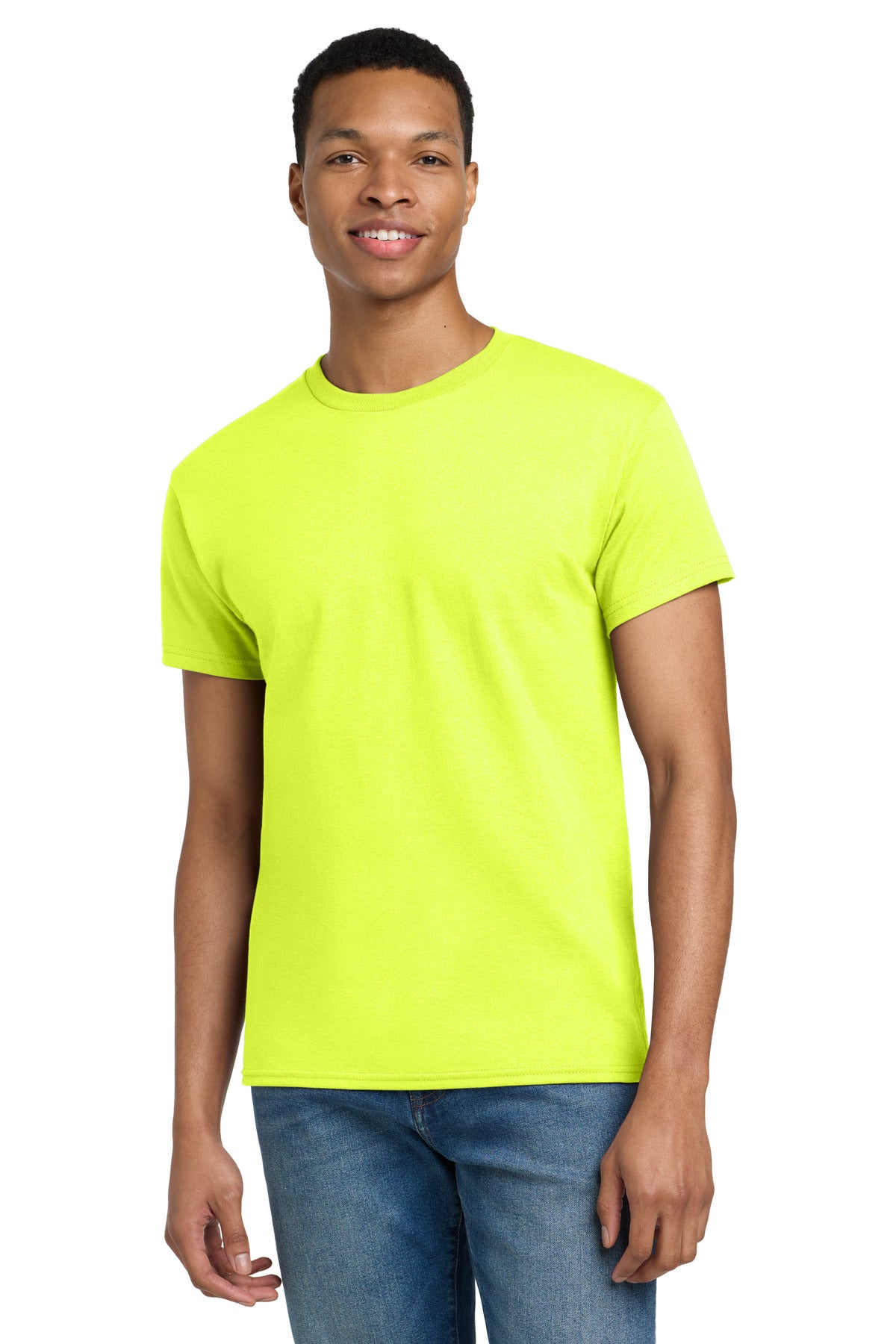 Gildan Tall 100% US Cotton T-Shirt - Safety Green