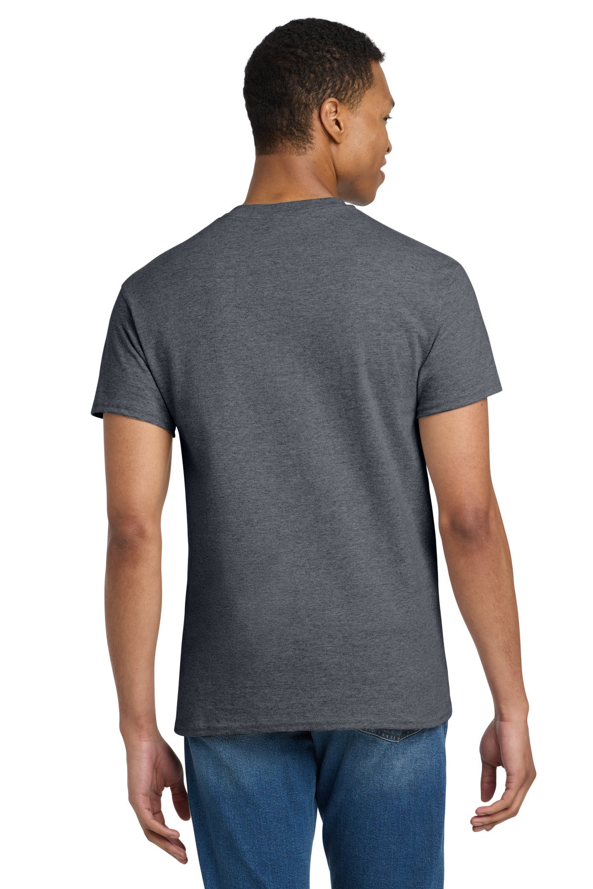 Gildan - Ultra Cotton 100% US Cotton T-Shirt - Dark Heather