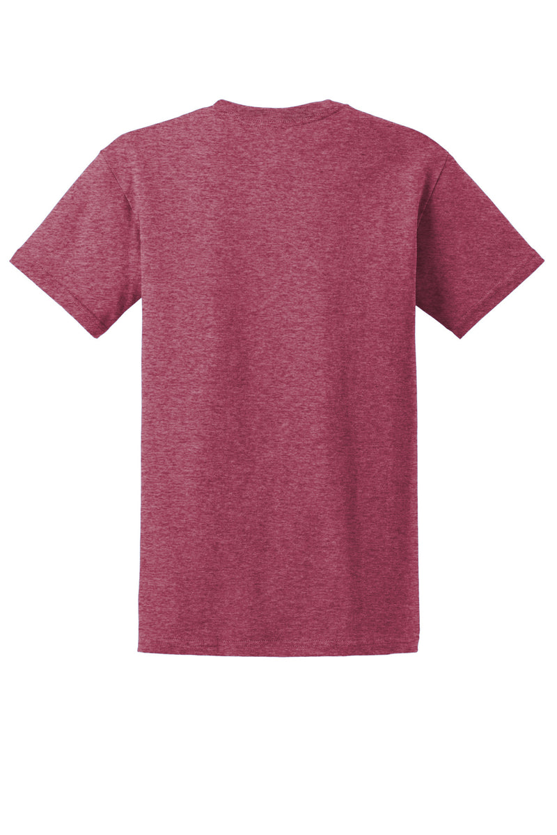 Gildan - Ultra Cotton 100% US Cotton T-Shirt - Heathered Cardinal