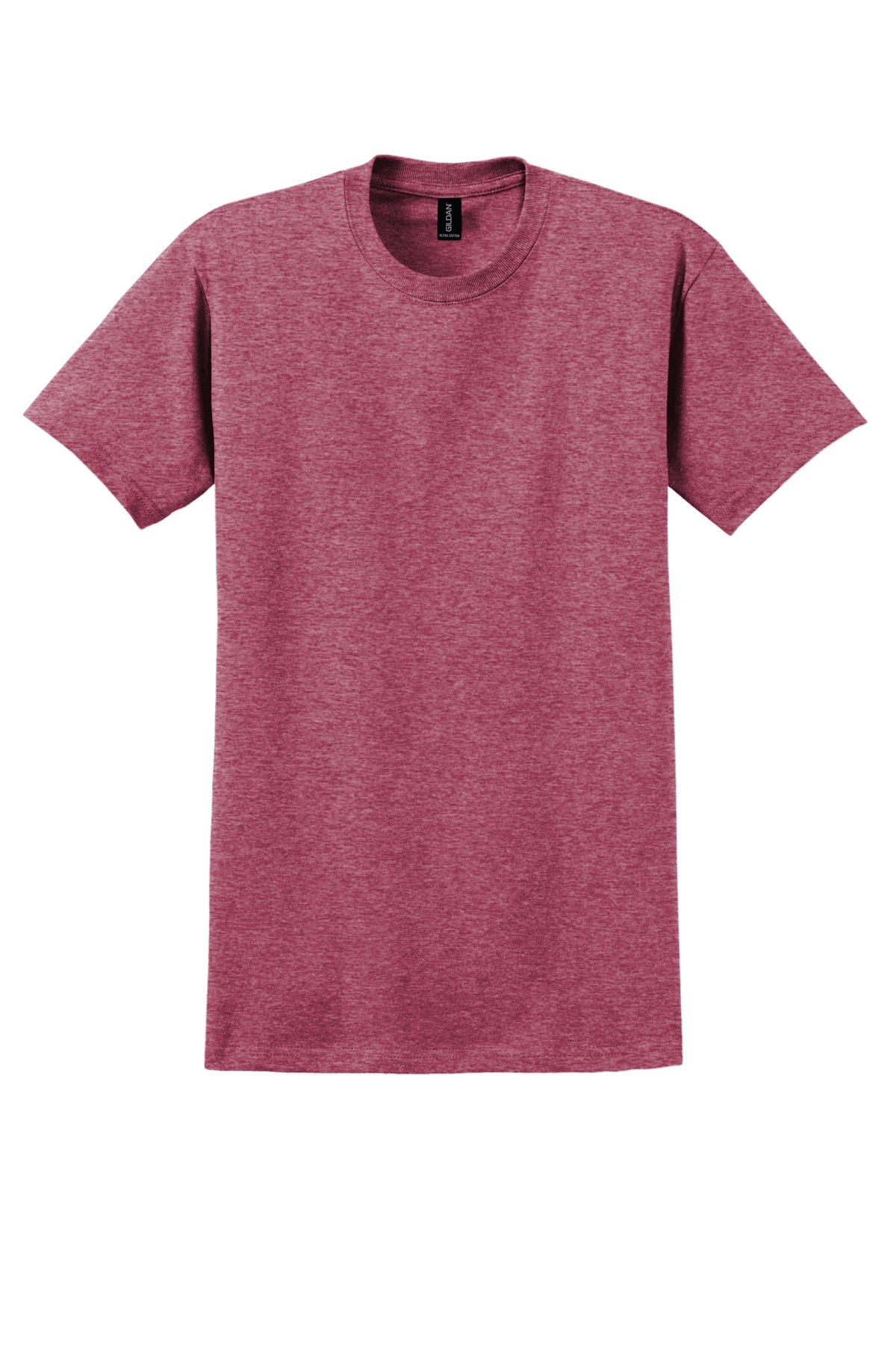 Gildan - Ultra Cotton 100% US Cotton T-Shirt - Heathered Cardinal