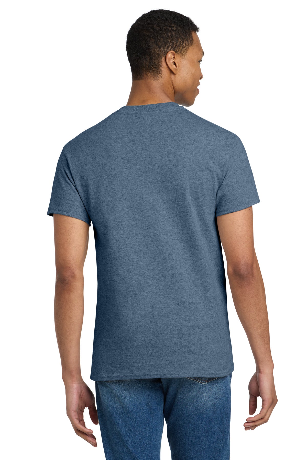 Gildan - Ultra Cotton 100% US Cotton T-Shirt - Heathered Indigo