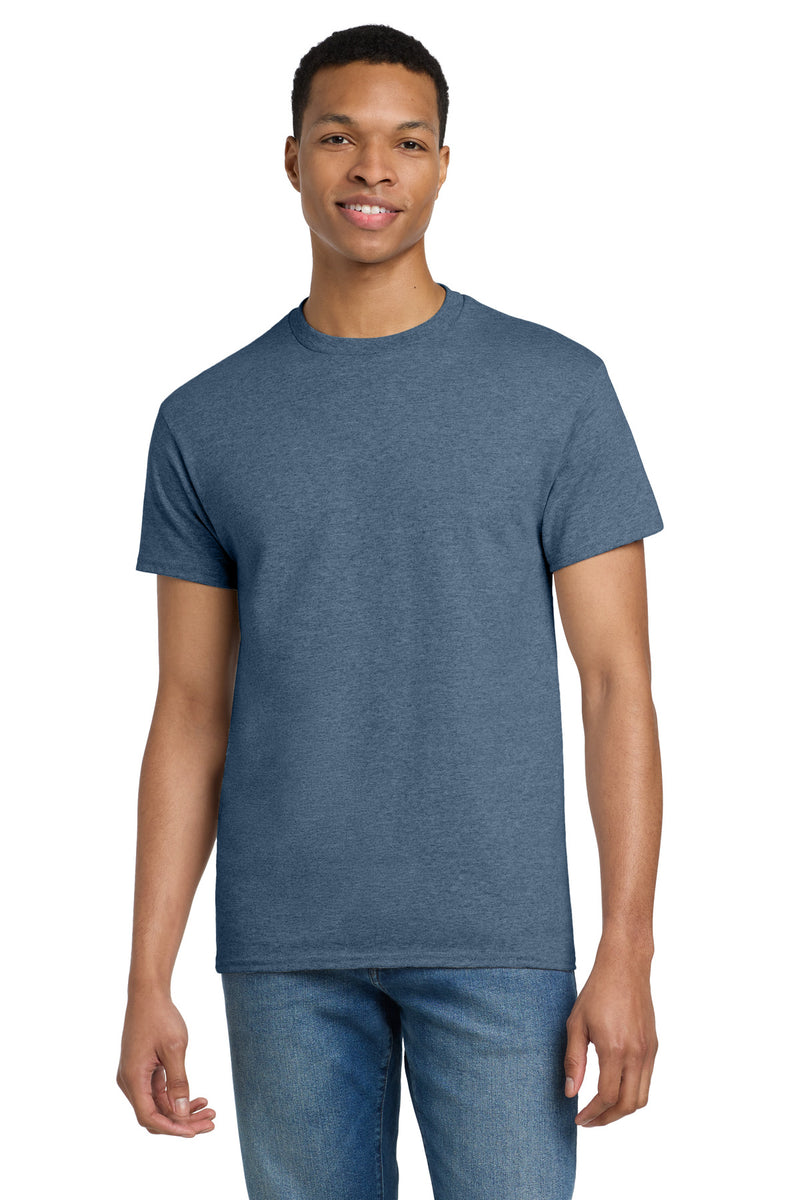 Gildan - Ultra Cotton 100% US Cotton T-Shirt - Heathered Indigo