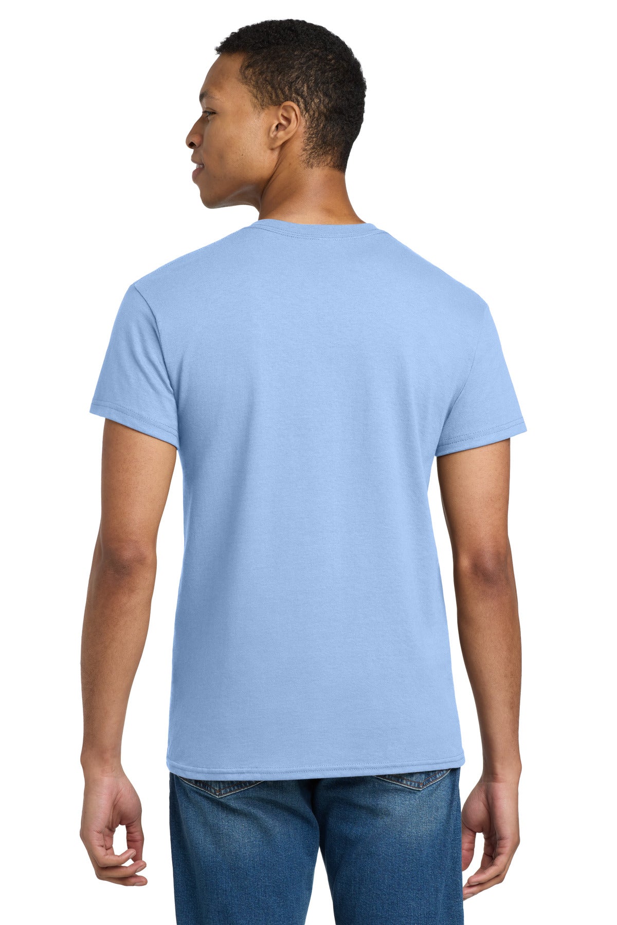 Gildan - Ultra Cotton 100% US Cotton T-Shirt - Light Blue