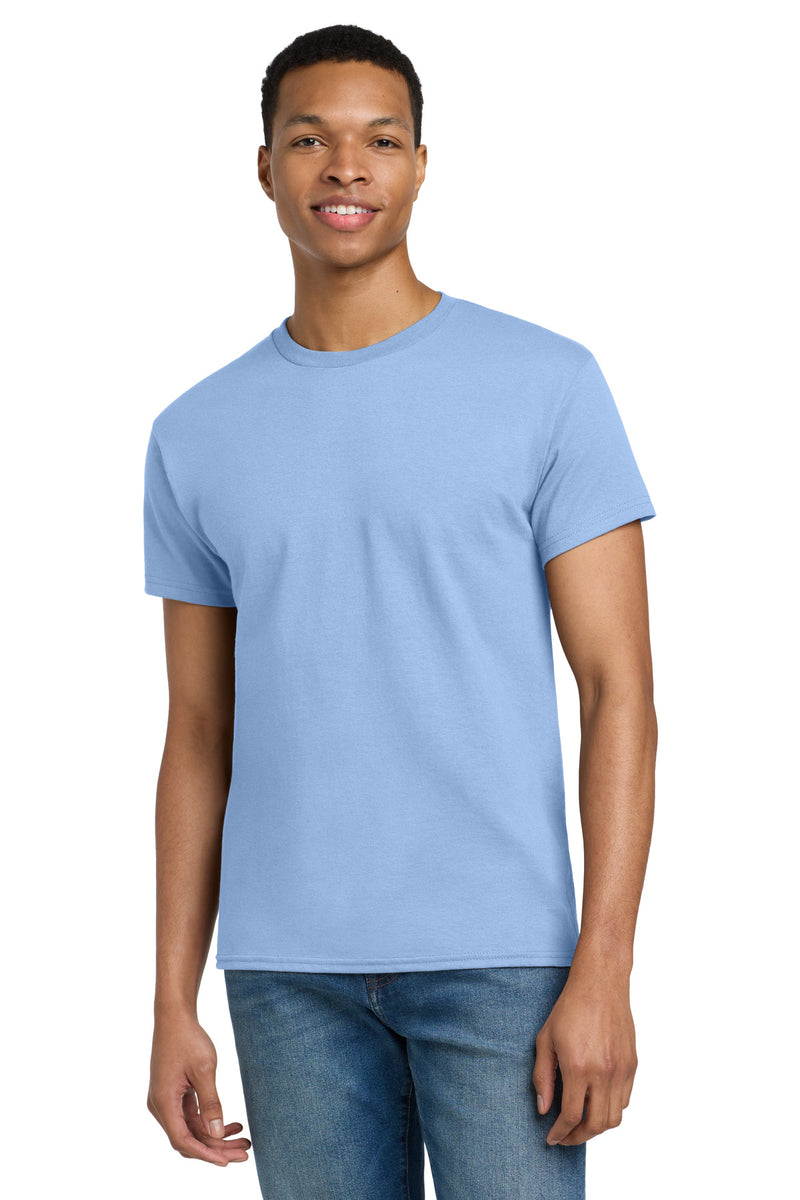 Gildan - Ultra Cotton 100% US Cotton T-Shirt - Light Blue