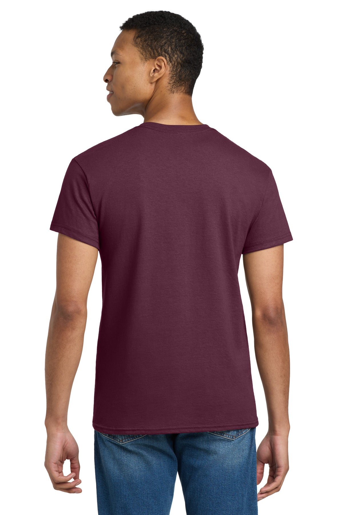 Gildan - Ultra Cotton 100% US Cotton T-Shirt - Maroon