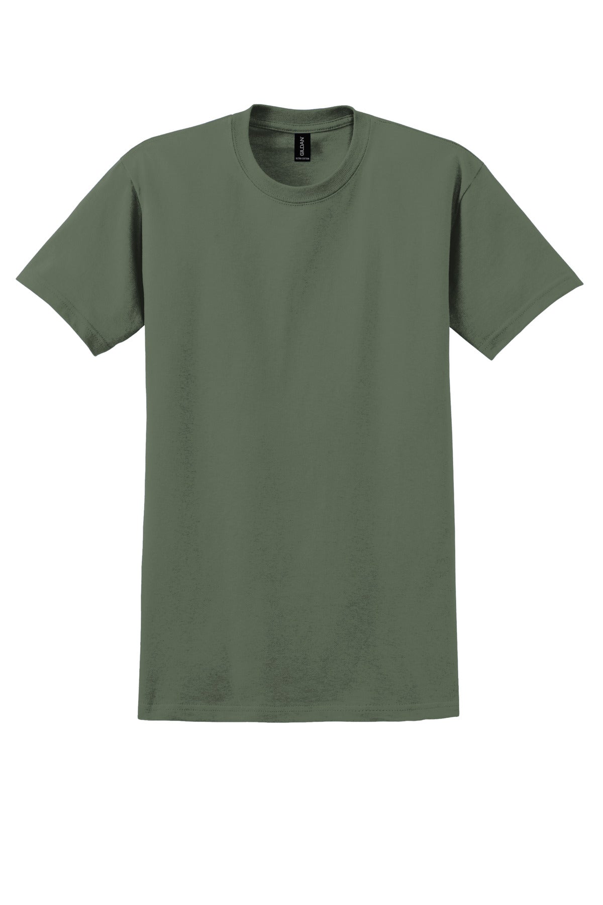 Gildan - Ultra Cotton 100% US Cotton T-Shirt - Military Green