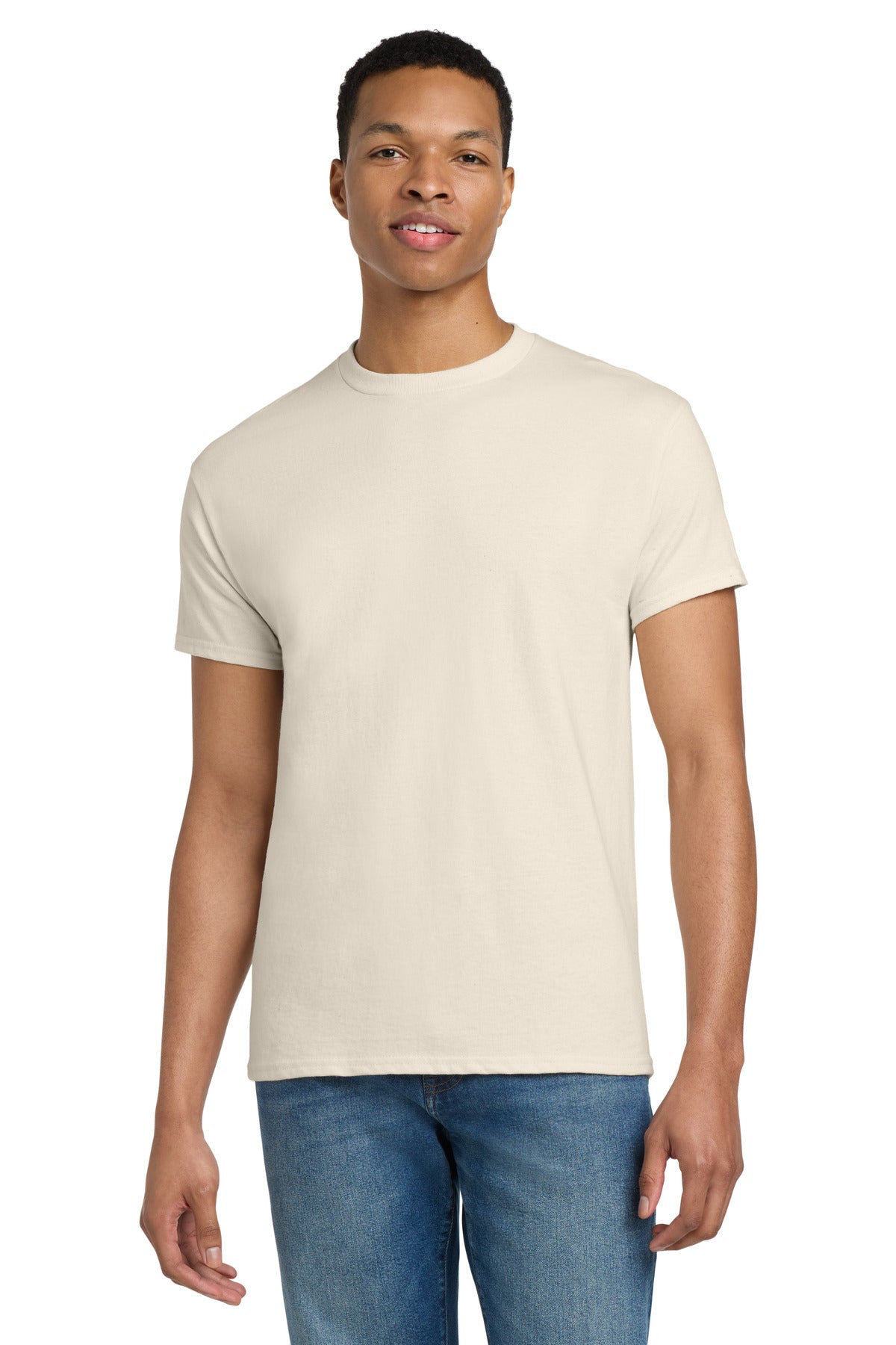 Gildan - Ultra Cotton 100% US Cotton T-Shirt - Natural