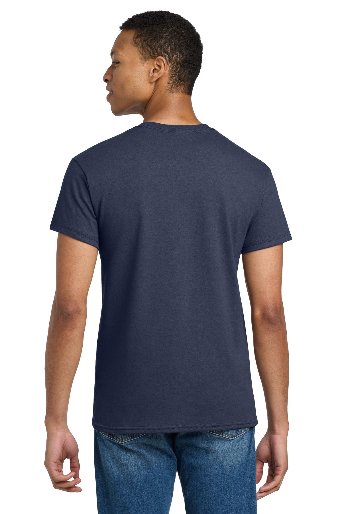 Gildan - Ultra Cotton 100% US Cotton T-Shirt - Navy