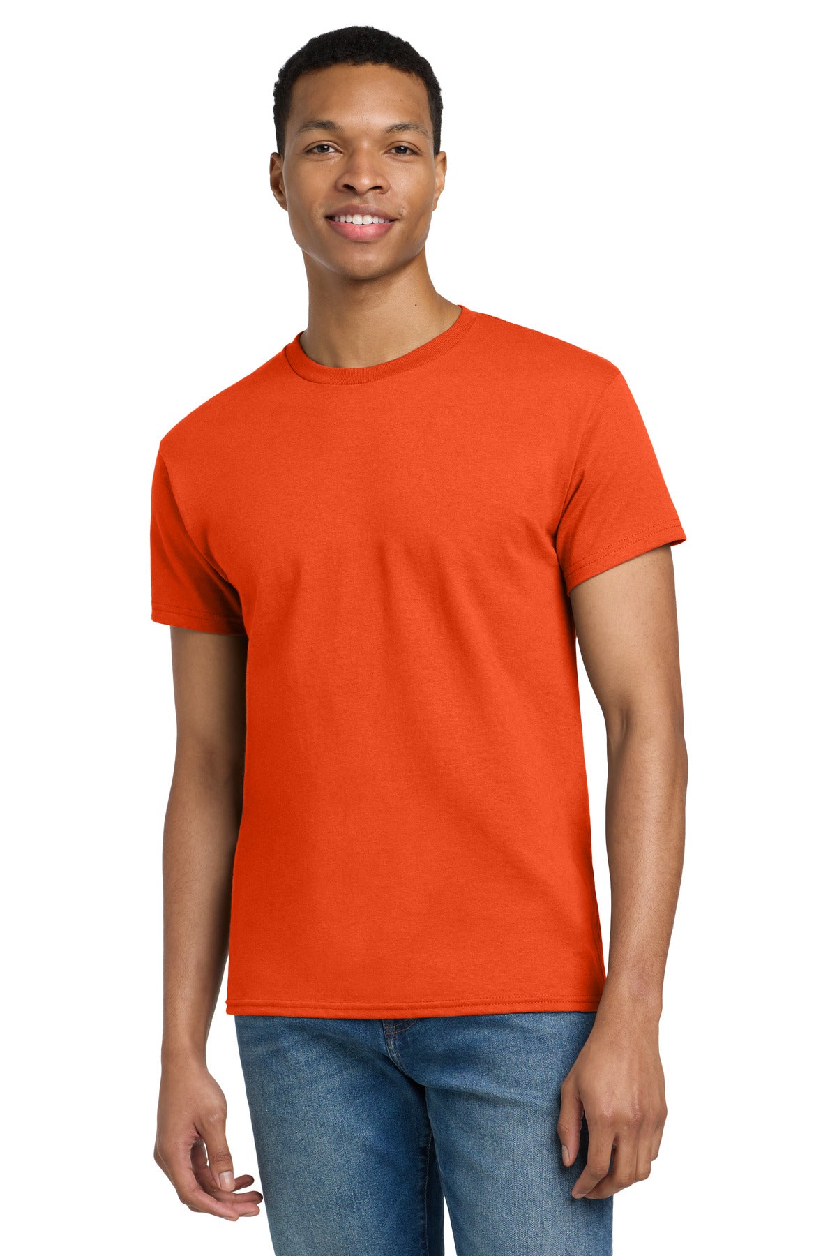 Gildan - Ultra Cotton 100% US Cotton T-Shirt - Orange