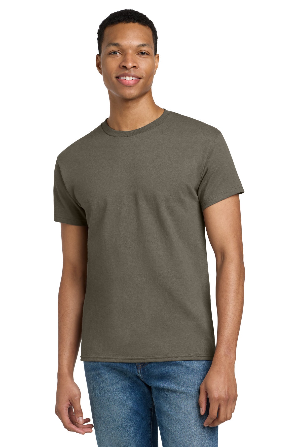 Gildan - Ultra Cotton 100% US Cotton T-Shirt - Prairie Dust