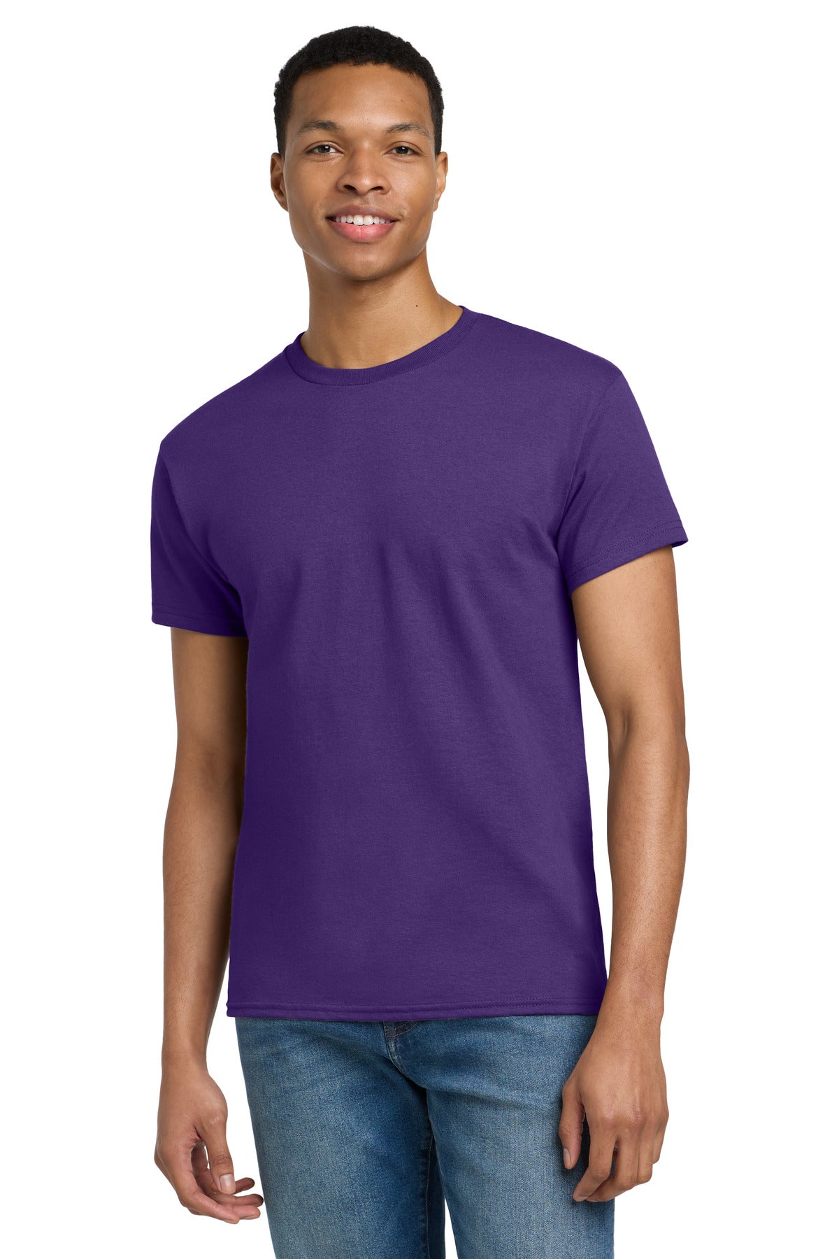 Gildan - Ultra Cotton 100% US Cotton T-Shirt - Purple
