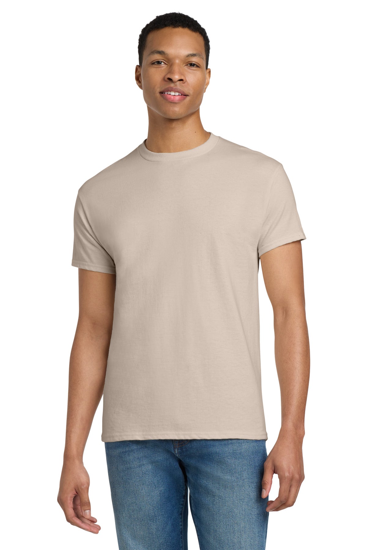 Gildan - Ultra Cotton 100% US Cotton T-Shirt - Sand