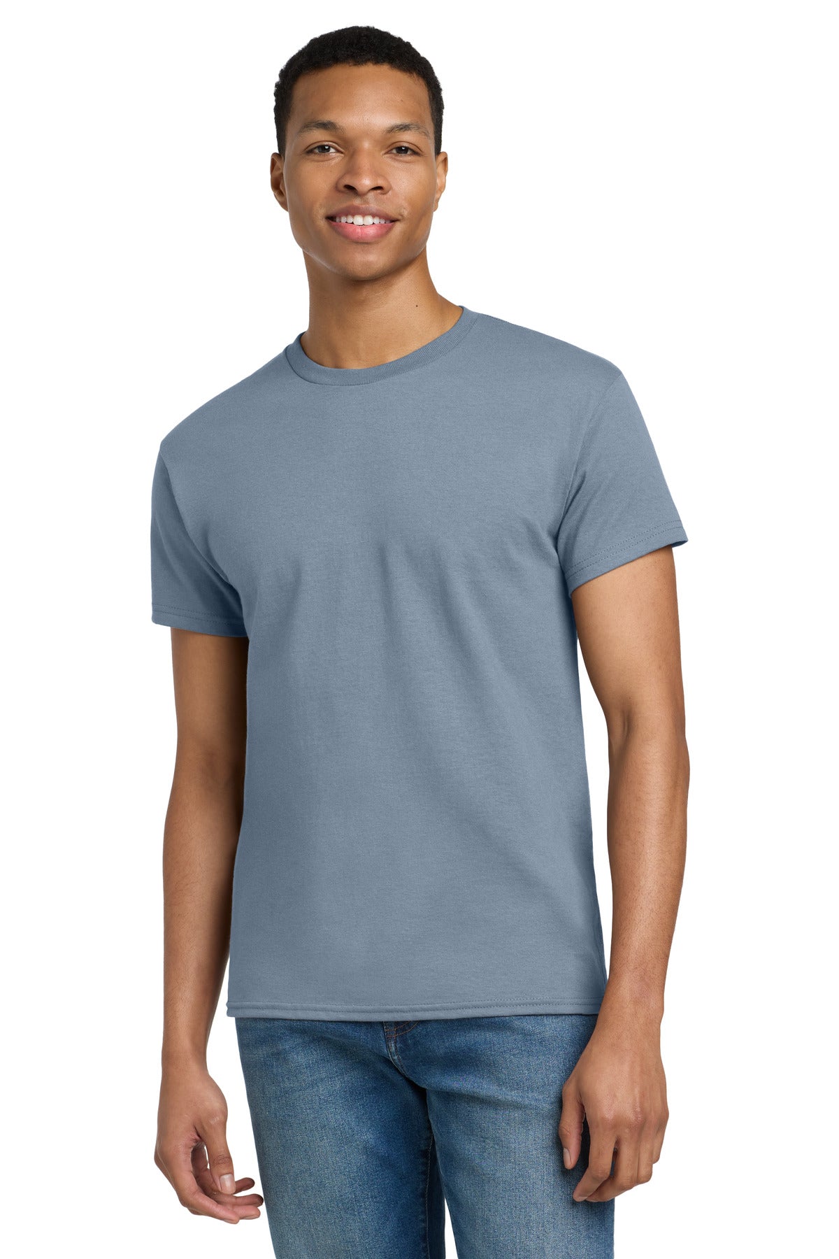 Gildan - Ultra Cotton 100% US Cotton T-Shirt - Stone Blue