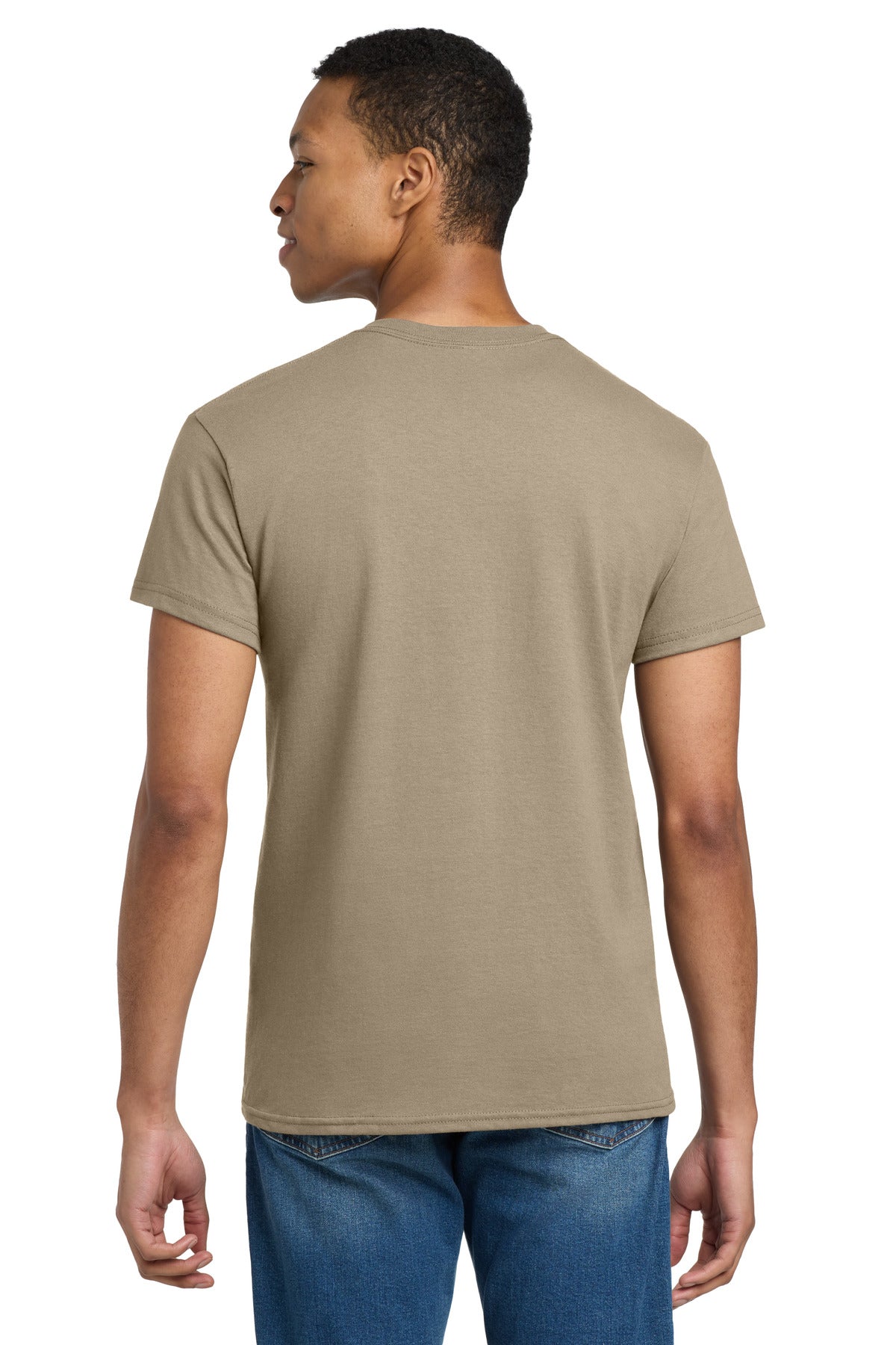 Gildan - Ultra Cotton 100% US Cotton T-Shirt - Tan