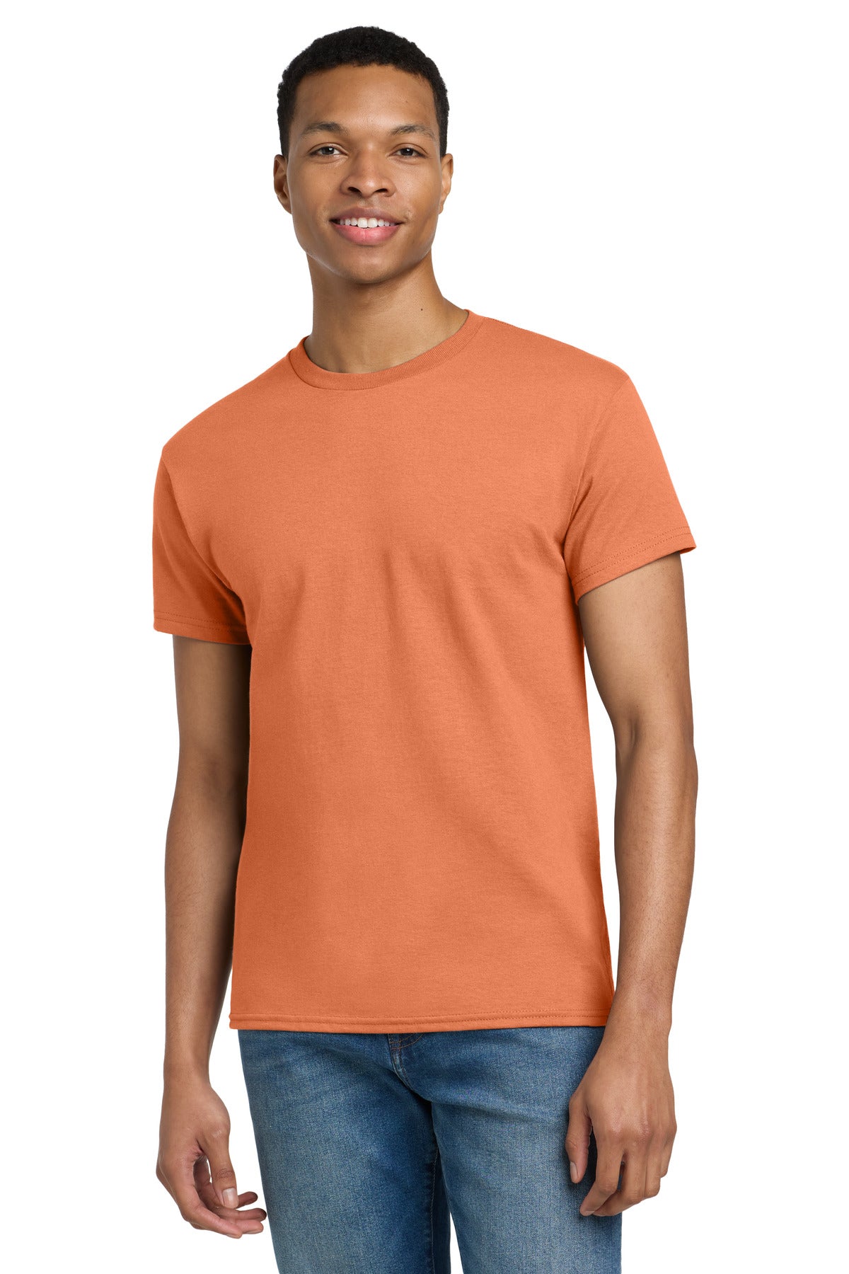 Gildan - Ultra Cotton 100% US Cotton T-Shirt - Tangerine