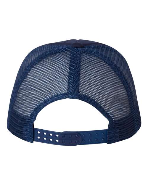 Foam Mesh-Back Trucker Cap - Navy/ Navy